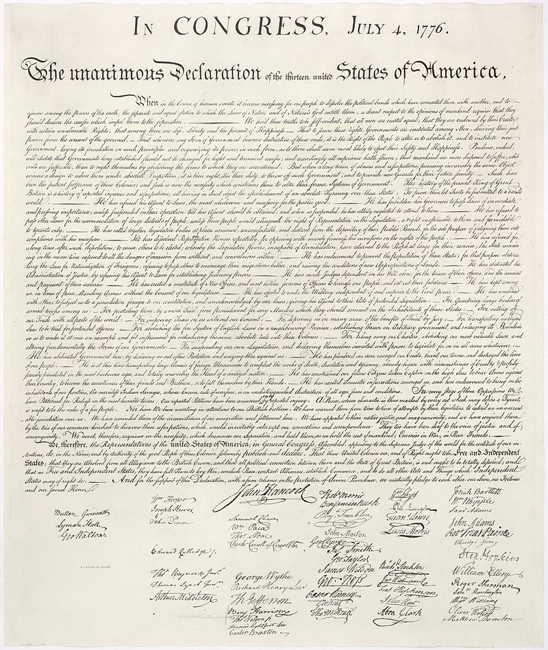 Declaration of Independence